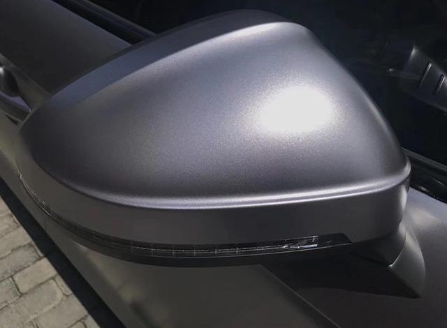 奥迪A5汽车改色电光碳灰贴膜效果图